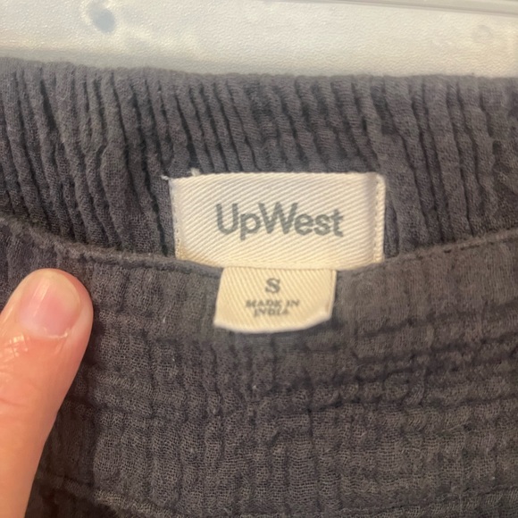 UpWest Charcoal Textured Pants - Picture 6 of 6